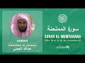 Quran 60   Surah Al Mumtahana سورة الممتحنة   Sheikh Abdullah Al Juhany - With English Translation