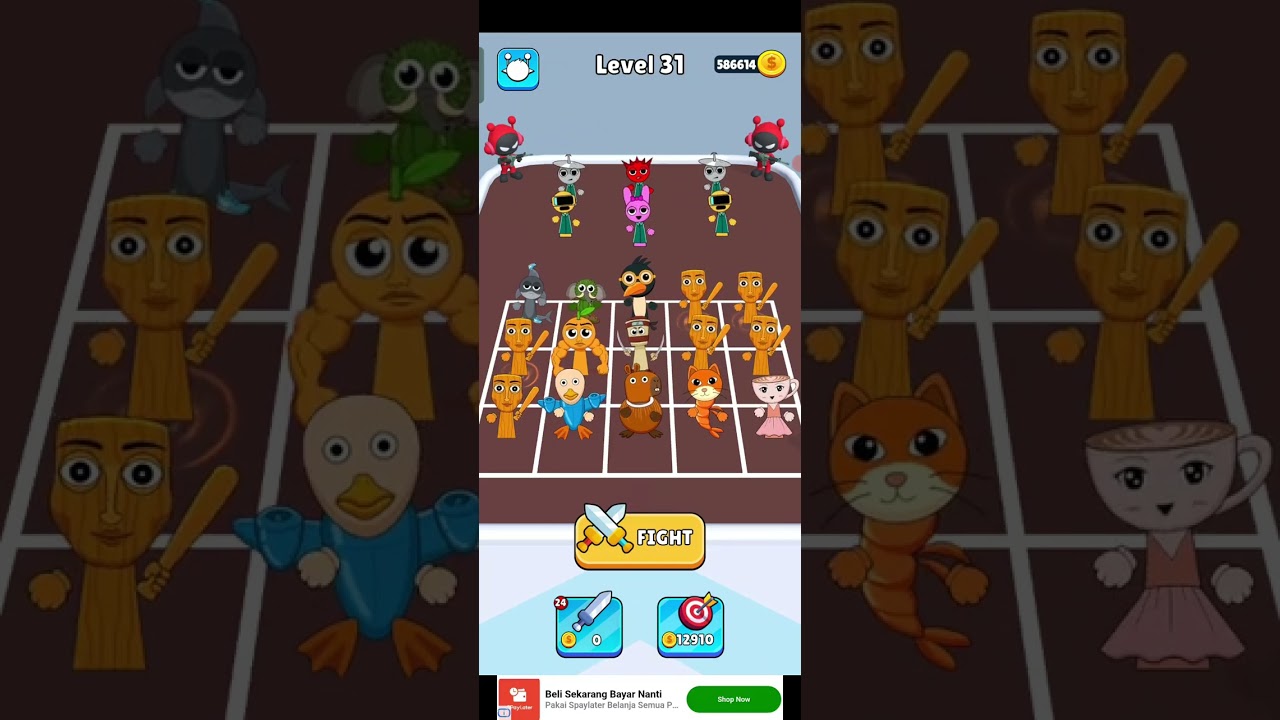 Brainzot run: Merge Battle Lv31 #android #brainrot #game Brainzot run: Merge Battle Lv31 #android #brainrot #game