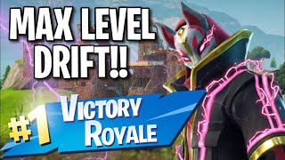 Max Level Drift Outfit 13 Kill Solo Victory - Fortnite Battle Royal Gameplay