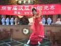 A pretty Chinese girl danced in a party( Han Chinese dress)