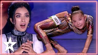 Shock Youngest Contortionist Without Bones Surprises Judges Kids Got Talent