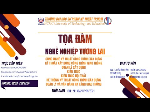 TRỰC TIẾP | TƯ VẤN TUYỂN SINH KHOA XÂY DỰNG 2021