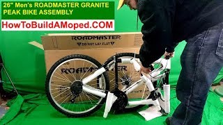 26" Inch Men's Roadmaster Granite Peak Men's Bike Navy How To Build a Motorized Bicycle Part 2