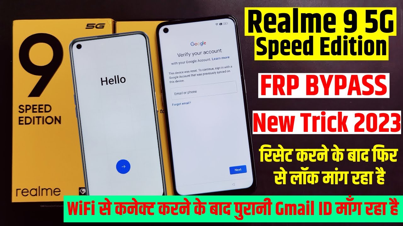 Realme 9 5g Speed Edition FRP Bypass Without Pc New Realme 9 5g Speed Edition FRP Bypass Without Pc New