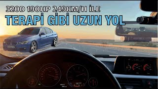 Psi̇kolog Yeri̇ne Uzun Yol 2016 Bmw 320D B47 190Hp - Top Speed - Tüketi̇m Ni̇ğde - Ankara Otoyolu