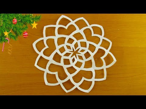 Как сделать снежинку из бумаги смотреть онлайн 68