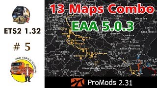 Promods 2.31Poland Rebuildeaaroextendedrusmap Ve Diğer 8 Harita Ile Büyük Harita