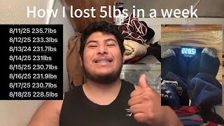 How I Lost 5 Pounds In A Week