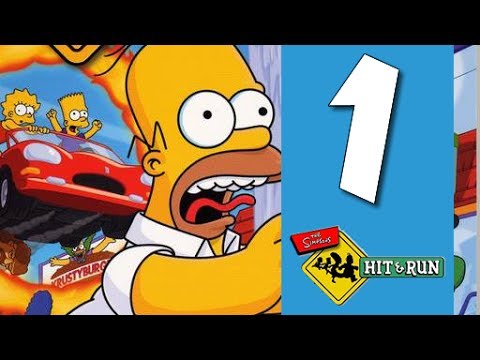 Lets Play The Simpsons Hit and Run: Part 1 - Homers Day