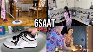 Evi̇mi̇ Başdan 6 Saata Bi̇r Yerdə Təmi̇zli̇yək Vlog Ayka 14