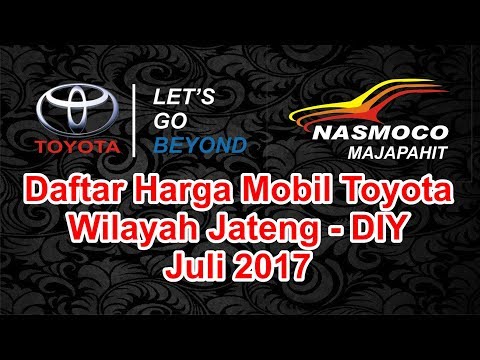 VIDEO : daftar harga cash & kredit dealer toyota nasmoco semarang demak purwodadi kendal ungaran juli 2017 - daftardaftarhargacash & kredit toyota agya, calya,daftardaftarhargacash & kredit toyota agya, calya,avanza, rush, sienta, yaris,  ...