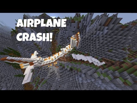 Minecraft Airplane Crash Disaster!!