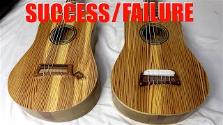 Mini Acoustic Guitar - Reclaimed Historic Boat Wood