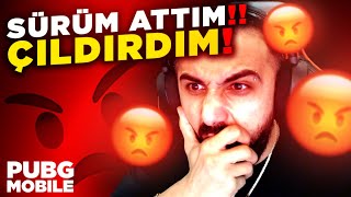 PUBG MOBILE SÜRÜM ATTIM!! 😡 ÇILDIRDIM ARTIK!!