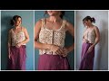 Wicker Tank Top Crochet Pattern Tutorial: How to Work the Special Stitches for a Romantic Top!