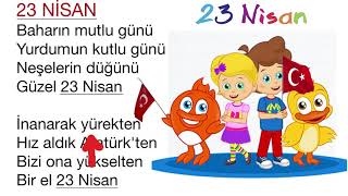 23 Nisan Şiirleri Kısa 2 Kıtalık