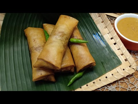 RESEP LUMPIA KRIUK BENGKUANG / SPRING ROLL