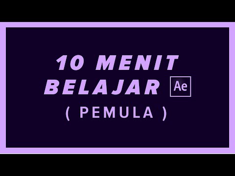 Belajar Dasar After effect Untuk Pemula