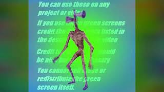 Siren Head Green Screen But With Shadow Movements Green Screen By Gsd