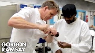 Gordon Ramsay Gives A Prisoner His First Quail Egg Gordon Behind Bars