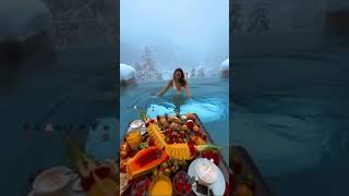 Sky Walk Ice Swimming Hot Hollywood Actress Full Screen