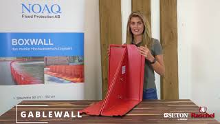 Noaq Boxwall Hochwerschutz Barriere - Giebelelement