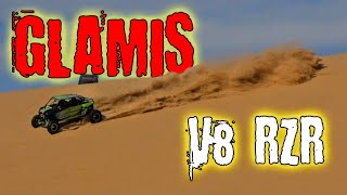 Duning GLAMIS with a V8 LS2 Polaris RZR!