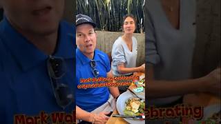 Mark Wahlberg Celebrating A Special Birthday Lunch