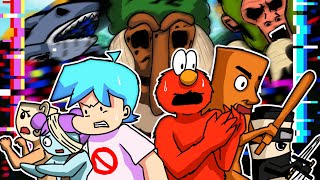 Fnf Part 4 Broken String Sesame Street Corrupted Brainrot Learn With Pibby Fnf Animation