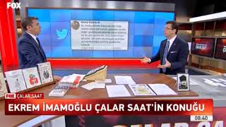 Fox TV'de canlı yayın konuğuyum.