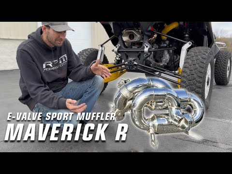 Maverick R E-Valve Sport Muffler Exhaust From RPM SxS Maverick R E-Valve Sport Muffler Exhaust From RPM SxS