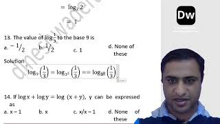 Lecture 13 - Ratio, Proportion, Indices and Logarithm - Part 7 - CA Foundation