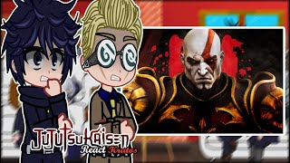Jujutsu Kaisen React To Kratos Gacha React God Of War Tiktok