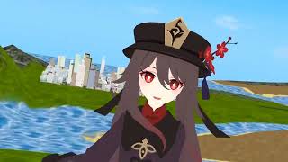 巨人娘 Giantess Hu Tao Growth Dance - Elect - Mmd