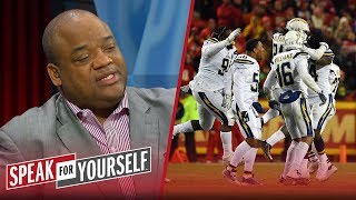 Whitlock and Wiley react to the Chargers' late comeback win vs the Chiefs | NFL | SPEAK FOR YOURSELF