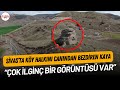 Sivas'ta köy halkını canından bezdiren kaya: "Çok ilginç görüntüsü var"