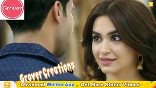 So sweet 💓New whatsapp status video 😍 love whatsapp status // Latest Romantic Hindi status 2018