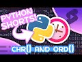 chr() & ord() in Python - Using ASCII Values