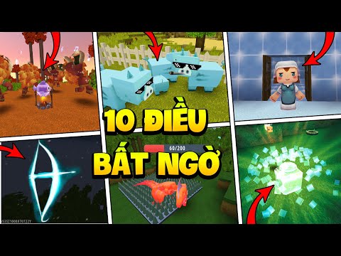 MINI WORLD : TOP 10 ĐIỀU BẤT NGỜ KHIẾN BẠN PHẢI NGẠC NHIÊN TRONG GAME
