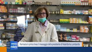 Farmacie in prima linea: il messaggio di Annarosa Racca, Presidente di Federfarma Lombardia