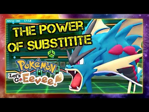 Pokemon Lets Go Pikachu and Eevee Singles Wifi Battle - The Power Of Substitute