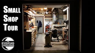 My Small Shop Tour & Layout 2020 | Woodworking
