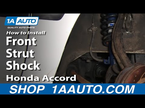 How To Install Replace Front Strut Shock Honda Accord 9497 1AAutocom