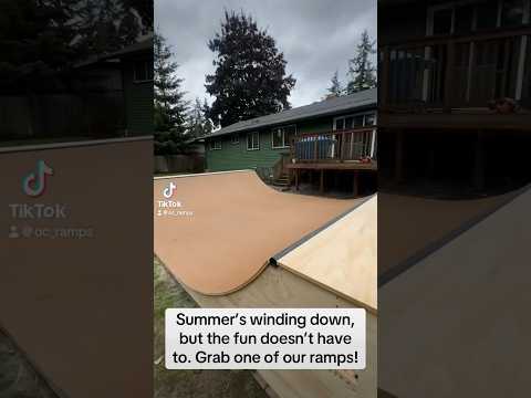 Summer’s winding down, but the fun doesn’t have to! Grab one of our Ramp and keep shredding 🛹☀️