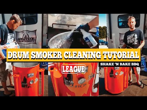 Drum Smoker Cleaning Tutorial by Shake 'n Bake BBQ