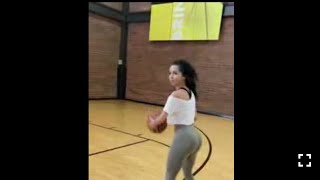 Basketball Unbelievable Throw Cant Believe Crazy Y Girl Hot Dance