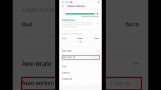 Auto Screen Off Oppo Mobile Settings Auto Screen Lock Time Out