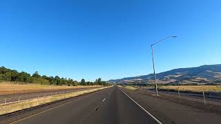 Interstate 5. Driving Northbound.from Ca Border To Yoncalla, Oregon. Full Drive In 4K.