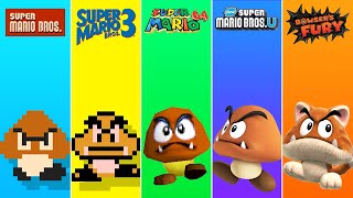 Evolution Of First Levels In Super Mario Games 1985-2022