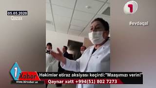 Qazaxda Etirazkoronavirus Xəstələrinə Baxan Tibb Bacıları Haqlarını Tələb Edirlər